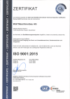 ISO 9001:2015_Wolf Maschinenbau AG