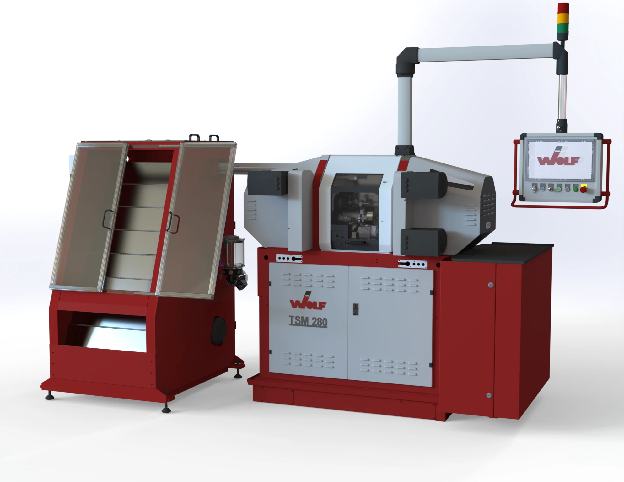 Stufenförderer mit Wolf TSM 280